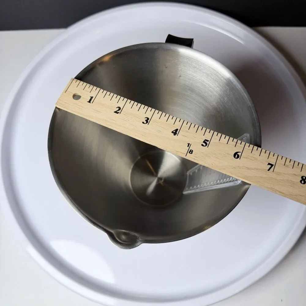 Vintage AMCO Houseworks See-Thru Measure 2 Qt Stainless Steel Measuring Cup 8362